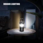 EXTRASTAR Pack de 2 Linternas LED Portátiles a Batería para Camping y Emergencias - Imagen 6