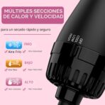 Cepillo Secador de Pelo 4 en 1 con Iones Negativos – Voluminizador y Alisador de Aire Caliente - Imagen 5