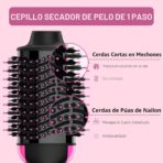 Cepillo Secador de Pelo 4 en 1 con Iones Negativos – Voluminizador y Alisador de Aire Caliente - Imagen 7