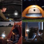EXTRASTAR Pack de 2 Linternas LED Portátiles a Batería para Camping y Emergencias - Imagen 5