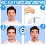 KENASHII Kit de Depilación Nasal con Cera – 100 g de Cera y 24 Aplicadores – Eliminación de Vello en Nariz y Orejas para Hombres y Mujeres - Imagen 5