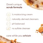 Dove Exfoliante Corporal de Azúcar Morena y Mantequilla de Coco 15 oz – Exfoliación Profunda y Piel Suave - Imagen 5