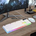 MageGee K1 Combo Gamer Teclado RGB Retroiluminado + Mouse Gaming USB 104 Teclas para PC y Laptop - Imagen 6