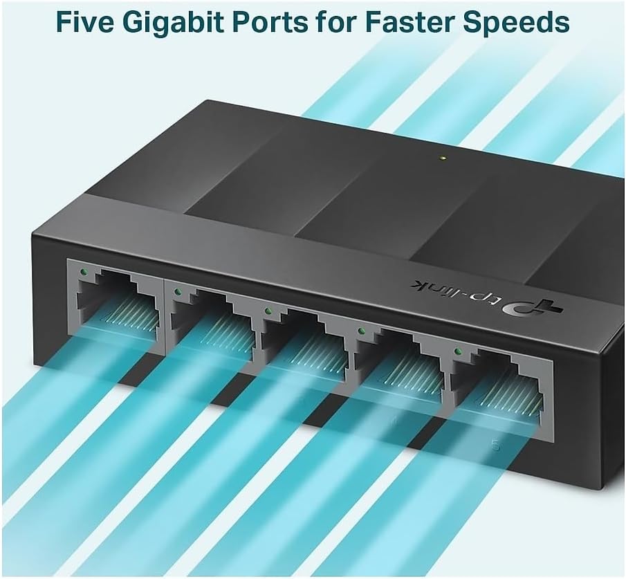 TP-Link Litewave 5-Port Gigabit Ethernet Switch Plug & Play - Image 2