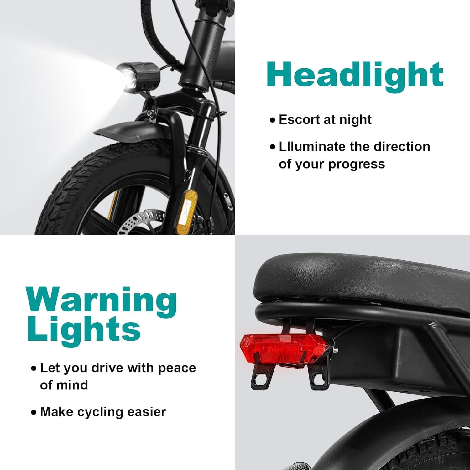1200W Peak 24MPH Foldable Adult Electric Bike with 48V Removable Battery - Image 4