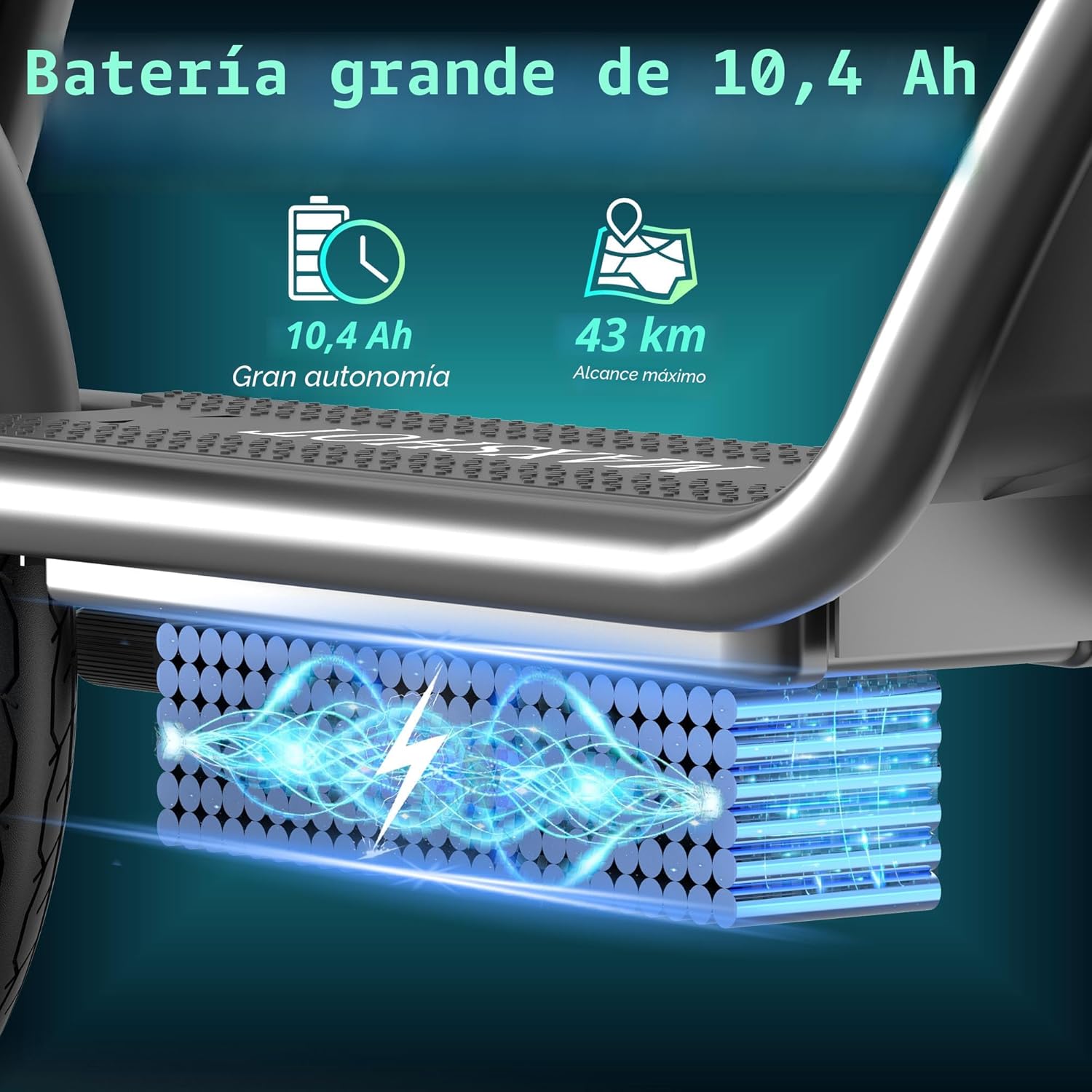 350W/500W Foldable Electric Scooter up to 22MPH with Seat, Dual Suspension and App - Image 5