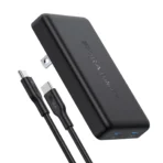 Cargador Rápido 1Hora GAR323 GaN 65W con 2 Puertos USB-C y Cable Tipo C