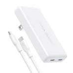 Cargador Rápido 1Hora GAR323 GaN 65W con 2 Puertos USB-C y Cable Tipo C - Imagen 2