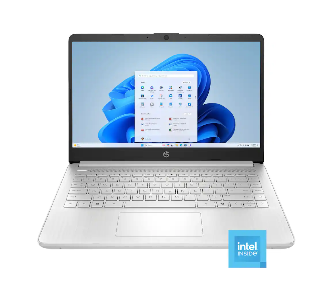 Laptop HP 14″ Intel N150, 4GB RAM, 128GB UFS, Windows 11 Home