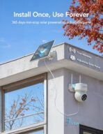 Cámara de Seguridad Solar GNCC 1080p Inalámbrica para Exterior, Vista 360°, Visión Nocturna a Color, Audio 2 Vías e IP65 - Imagen 4