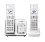 Panasonic KX-TG3812W con 2 Auriculares, Contestadora y Bloqueo de Llamadas