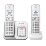 Panasonic KX-TG3812W con 2 Auriculares, Contestadora y Bloqueo de Llamadas