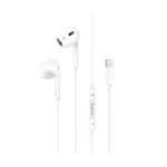 Hoco M1 - Max crystal earphones para iP con mic white