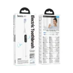 Hoco HP64 - Cepillo de dientes eléctrico sónico blanco IPX7 con 3 modos de limpieza - Imagen 6