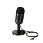 Hoco L25 Bright - Micrófono USB de escritorio con monitorización y silencio con un clic