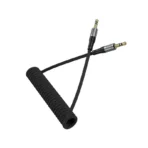 Hoco UPA33 - Cable de audio AUX negro de 1,5 m con conectores de 3,5 mm - Imagen 2