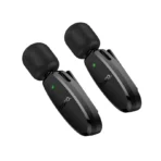 Hoco L15 - Dual-mic clip-on inalambrico digital microfono(iP/Type-C) 6942007638623 black - Imagen 5
