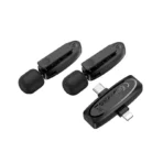 Hoco L15 - Dual-mic clip-on inalambrico digital microfono(iP/Type-C) 6942007638623 black - Imagen 6