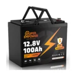 Batería LiFePO4 SUPER EMPOWER de 12 V 100 Ah, ciclo profundo tamaño Grupo 24 12100-70L