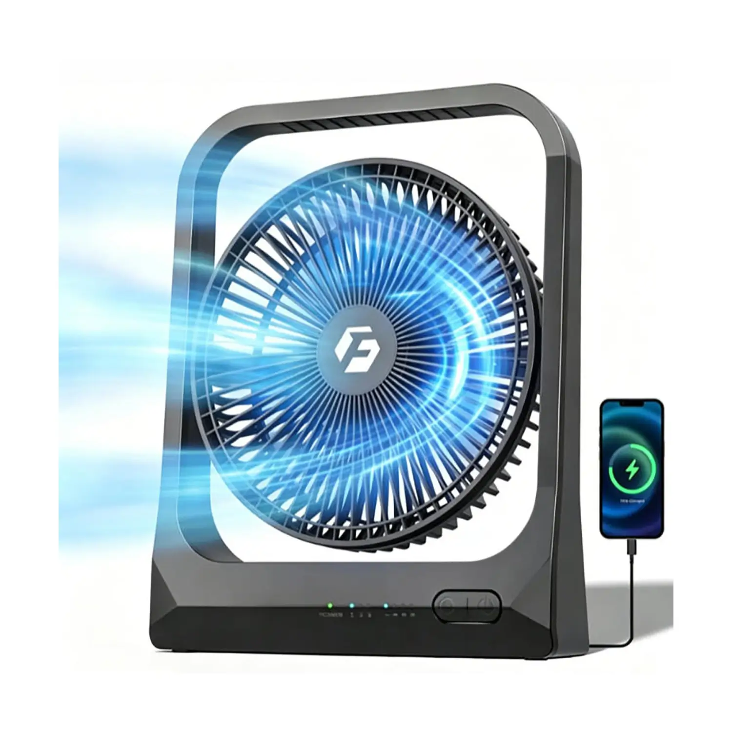 20800mAh Rechargeable Fan, 8 Inches