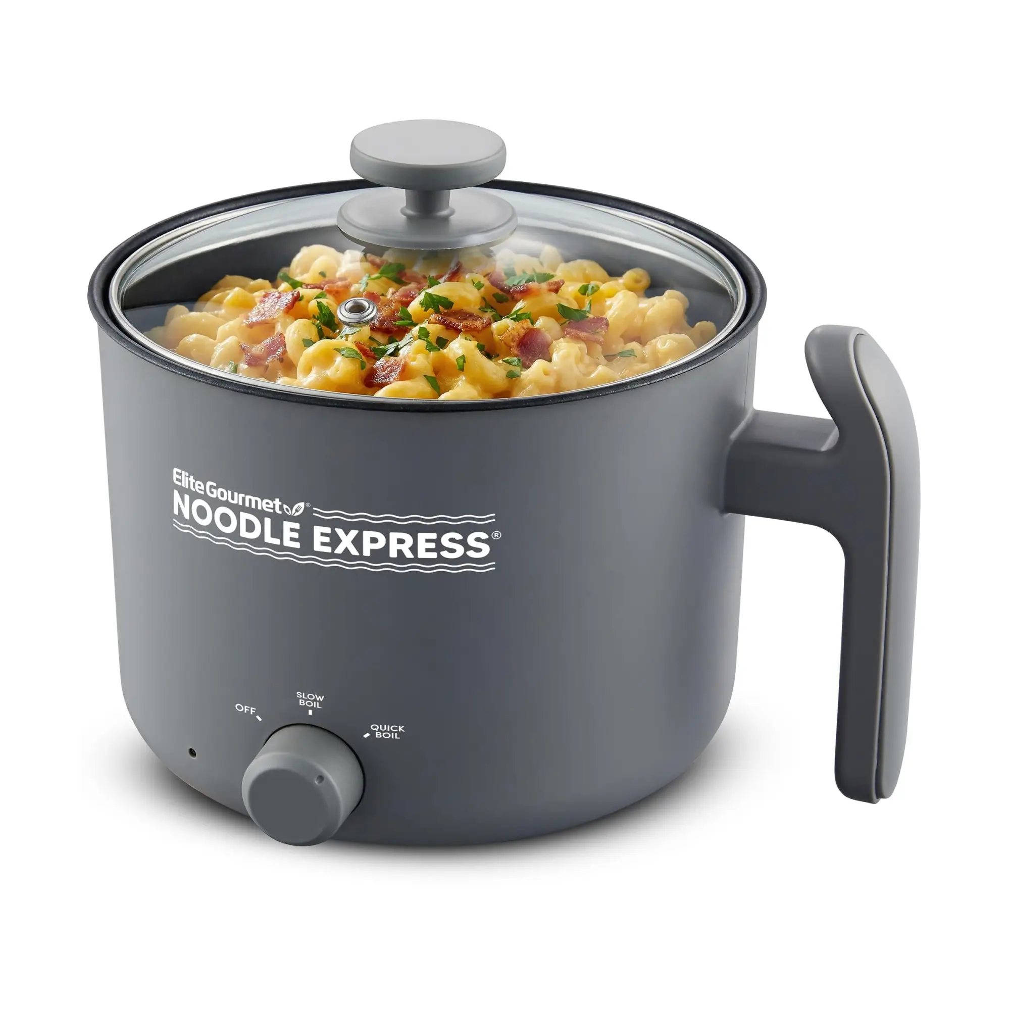 Elite Gourmet 1.25 qt Portable Electric Pot with Ceramic Coating
