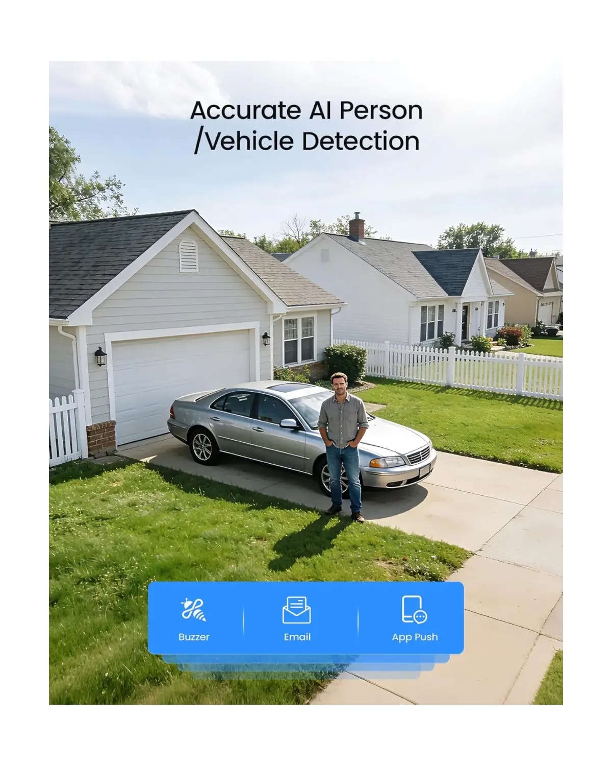 ZOSI H.265+ 5MP 3K Lite 8-Channel Home Security Camera System with AI Human Detection - Image 2