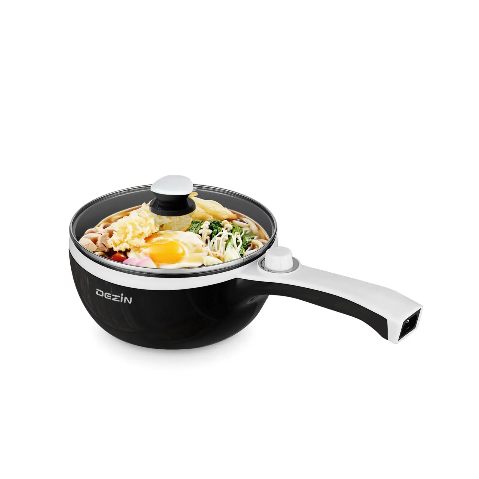 DEZIN 1.5 L Portable Electric Pot, Nonstick with Dual Power 300W/700W 150H